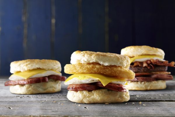 Biscuitville SPAM biscuit choices