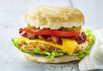GRILLED CHICKEN CLUB BISCUIT