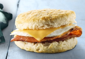 COUNTRY HAM, EGG & CHEESE BISCUIT