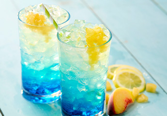 Two glasses of Southern Punch Lemonade